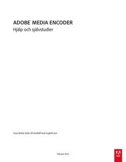 Adobe Media Encoder CS6 (PDF)