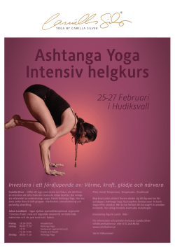 Februari Hudiksvall - Yoga by Camilla Silver