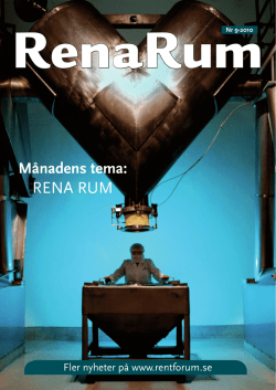 RENA RUM - Rentforum.se