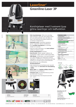 Greenline-Laser 3P - UMAREX GmbH & Co.KG