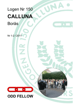CALLUNA - Vår loge