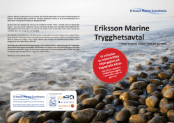 Eriksson Marine Trygghetsavtal