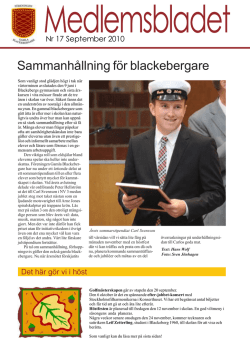 Medlemsblad nr 17 - Gamla Blackebergare