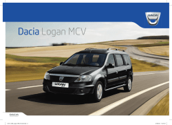 Dacia Logan MCV - Daciamodellen.nl