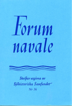 Untitled - Sjöhistoriska samfundet