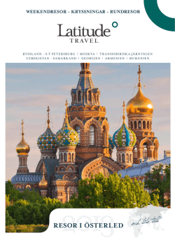 S:t Petersburg - Latitude Travel