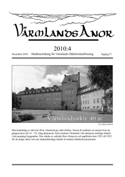 VärmlandsAnor 2010:4