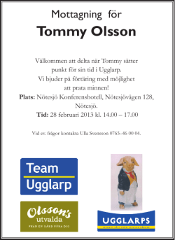 Tommy Olsson - Team Ugglarp