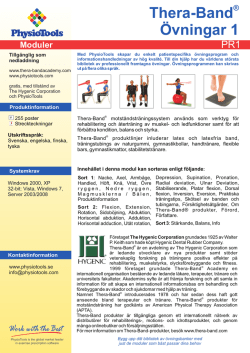 PR1 Thera-Band exercises 1 Product Card