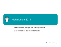 Kloka Listan 2014 - Klokalistan.nocom.net