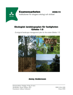 Institutionen för skogens ekologi och skötsel