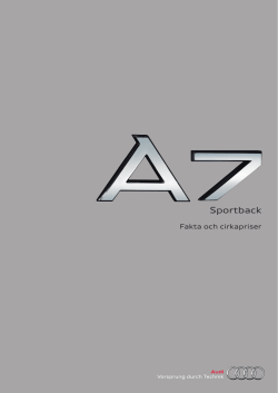 Audi A7 Sportback - H