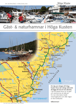 Gäst- & naturhamnar i Höga Kusten