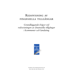 253 kB Apr 2014 Redovisning av finansiella tillgångar