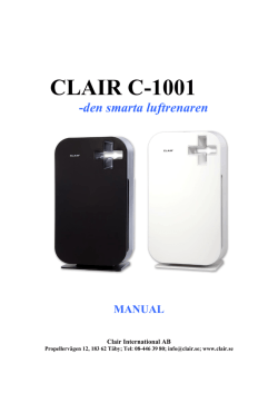 CLAIR C-1001 - Standardweb