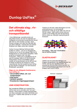 Dunlop UsFlex - Rubber Company AB