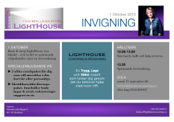 Helene stamnes invigning - LightHouse Coaching & Rådgivning