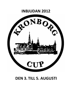 Kronborg Cup 2012