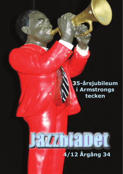 Jazzbladet nr 4/12 - Classic Jazz Göteborg