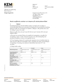 BESLUT 2014-06-05 5.1.2.a-H14-03288 Tillstånd och upplysning