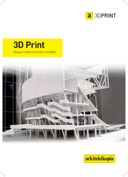3D Print - Arkitektkopia
