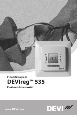 DEVIreg™ 535 - Danfoss.com