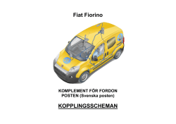 Fiat Fiorino KOPPLINGSSCHEMAN