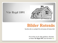 Rotenäs - Vår bygd 1891