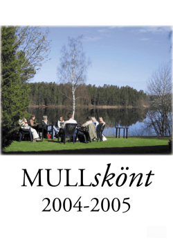 MULLskönt - Mullsjö folkhögskola