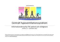 Centralt hypoventilationssyndrom