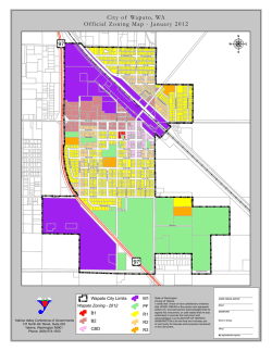 City of Wapato, WA Official Zoning Map