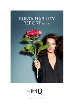 SuStainability