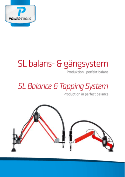 SL balans- & gängsystem
