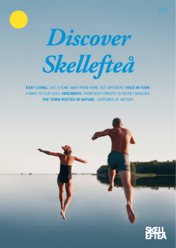 as PDF - Destination Skellefteå
