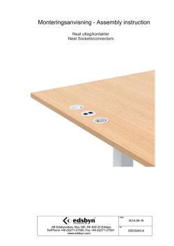 Neat table - sockets/connectors