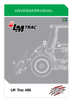 ANVÄNDARMANUAL LM Trac 486 - Oy LAI