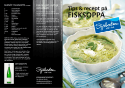 Tips och recept på Fisksoppa