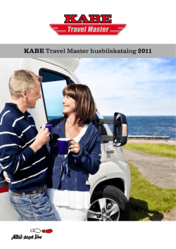 KABE Travel Master husbilskatalog 2011