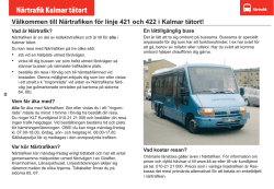 Närtrafik Kalmar tätort - KLT