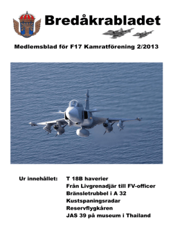 Bredåkrabladet nr 2 2013