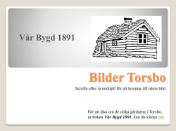 Torsbo - Vår bygd 1891