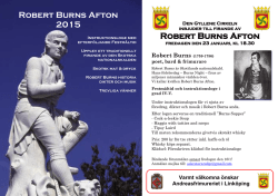 Robert Burns Afton