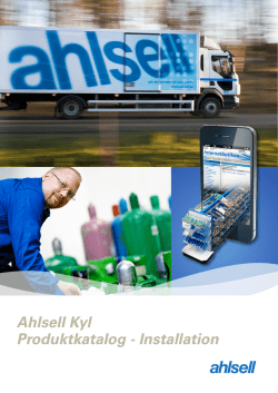 Ahlsell Kyl Produktkatalog