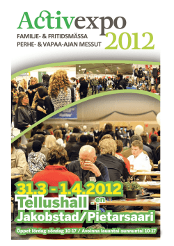 31.3 - 1.4.2012 Tellushall