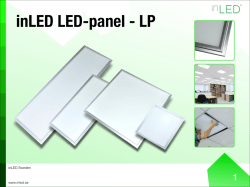 inLED LED-panel - LPAS