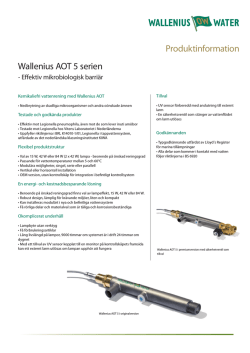 Wallenius AOT 5 serien Produktinformation