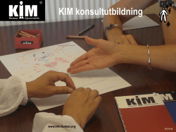 KIM konsultutbildning - KIM human organisation AB