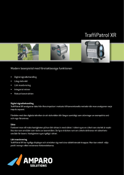 TraffiPatrol XR - Amparo Solutions