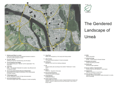 The Gendered Landscape of Umeå