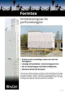 Formtex - HauCon Sverige AB